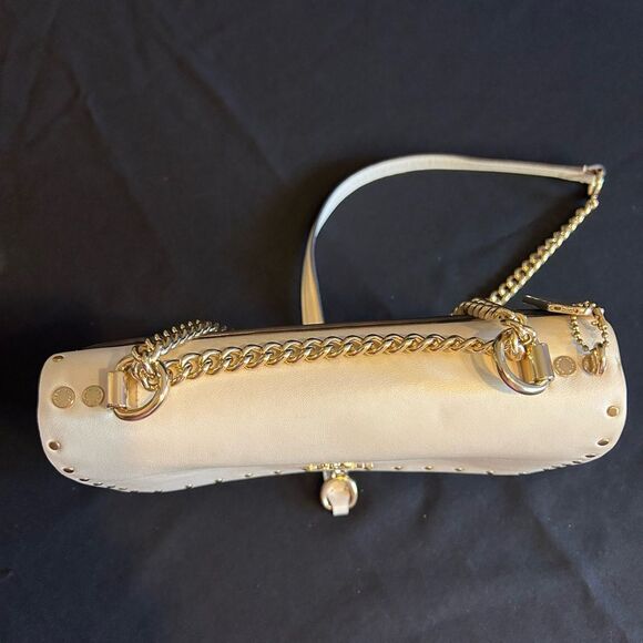 Coach Gold and Cream Women's Bag Used 1 time Excellent Condition - Picture 12 of 12